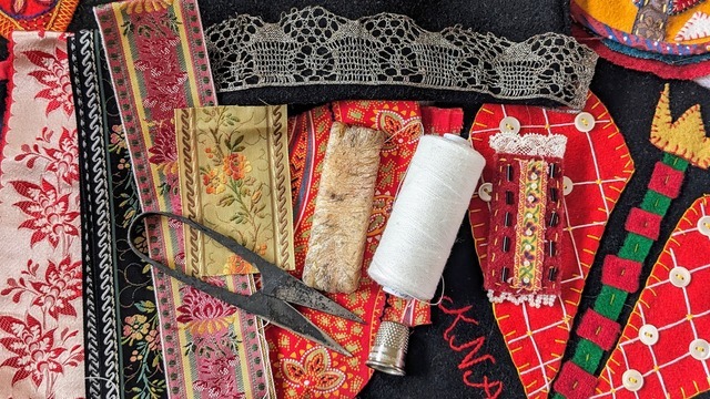 Boka Grannlåtsväskor, kjolsäckar och löslommor med Kerstin Nordlinder Arlid