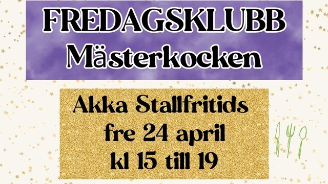Boka Fredagsklubben Mästerkocken