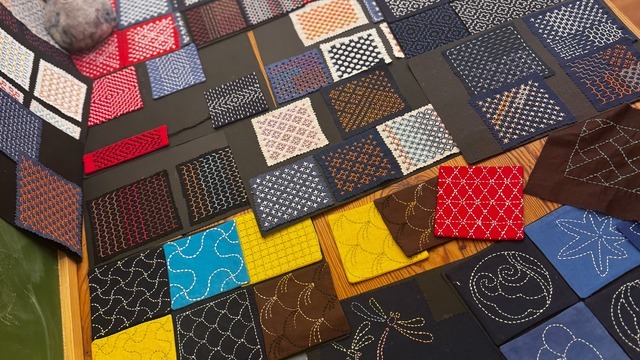 Boka Välkommen till en kurs i den japanska brodertekniken ”Sashiko” med Elise.