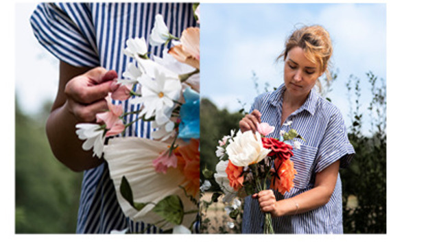 Boka Frukostworkshop Skapa en papperblomma med Blommanstark!