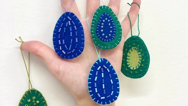 Boka Brodera med pärlor- till påsk med Maja Stjärna