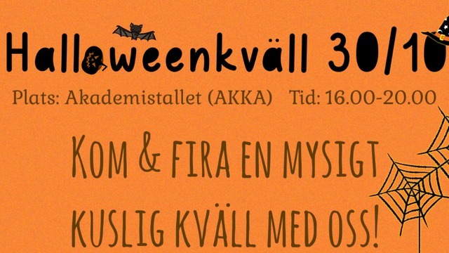 Boka Halloweenkväll