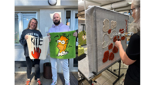 Boka Grundkurs i Tuftning med Rockys Studio