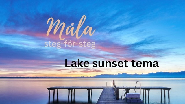 Boka Lake Sunset tema & lunch på Karins Lada 