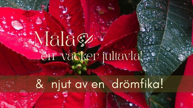 Boka Vänerport Stadshotell - Måla en fin jultavla & njut av en drömfika!