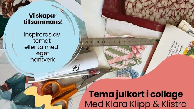 Boka Klipp & Klistra med Klara-julkort