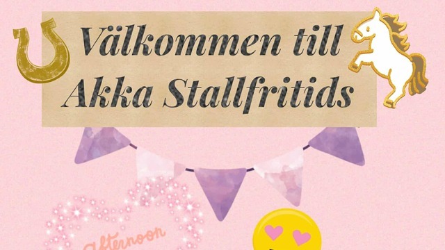 Boka Akademistallet Stallfritids Fredag
