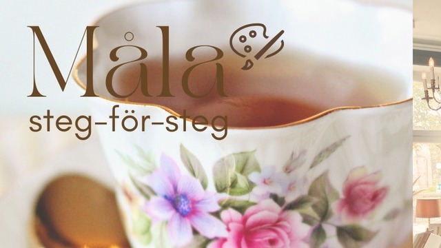 Boka Afternoon Tea & Måla steg-för-steg på fantastiska Skara Stadshotell
