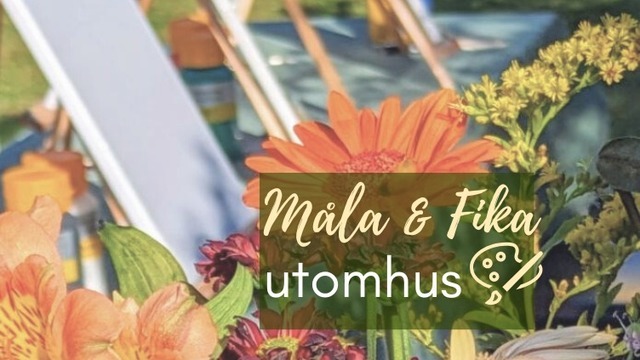 Boka Vi sitter ute på Björkhaga Hotell & Konferens - Måla & fika utomhus!