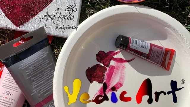 Boka Vedic Art Målarkurs - Konsten att måla från hjärtat