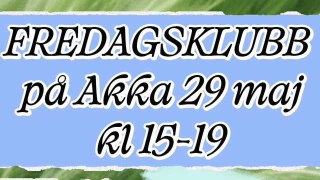 Boka Fredagsklubb på Akademistallet