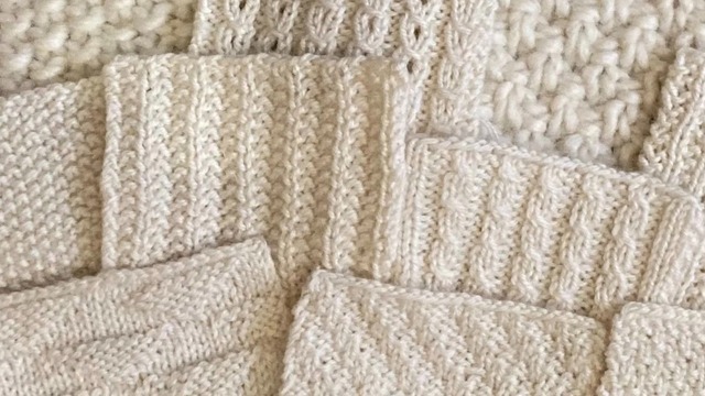 Boka Sticka strukturmönster med 2stickare