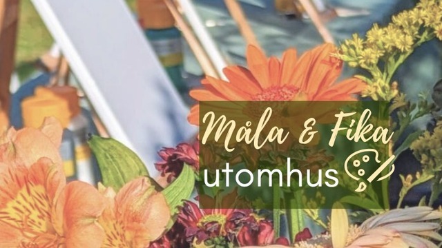 Boka Sommarskog tema! Måla & fika utomhus
