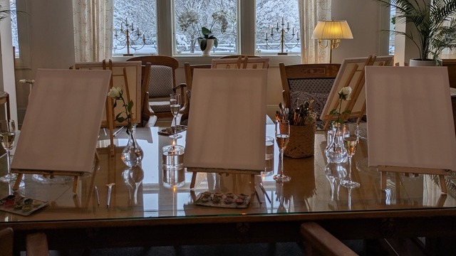 Boka Mössebergs Kurort Afternoon Tea och Måla steg-för-steg 