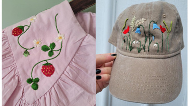 Boka Handbroderi och fika med Alex Kapturowska