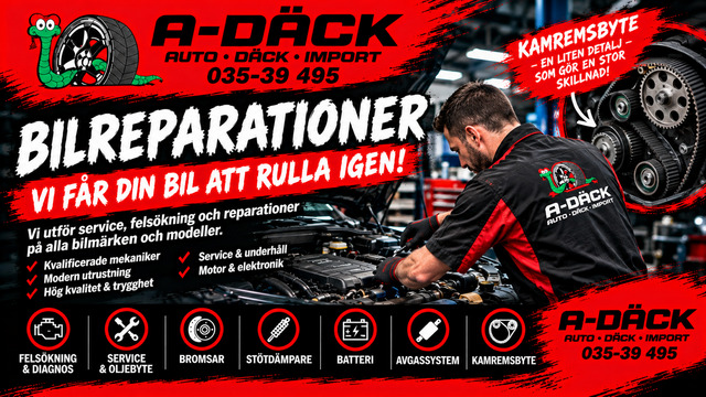 Boka Auto däck import i Halmstad AB 