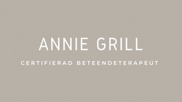 Boka Annie Grill - Certifierad Samtalsterapeut